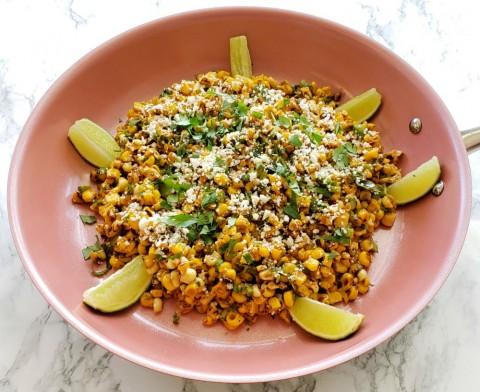 Skillet Esquites (Mexican Street Corn Salad) with Dorothy