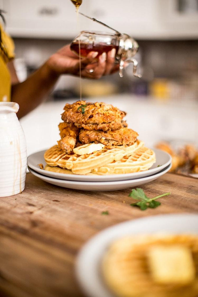 Recipe: Air Fryer Fried Chicken and Waffles with Destiny