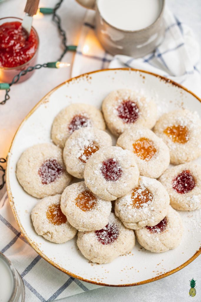 Recipe: Gluten-Free Thumbprint Cookies with Jasmine @sweetsimplevegan