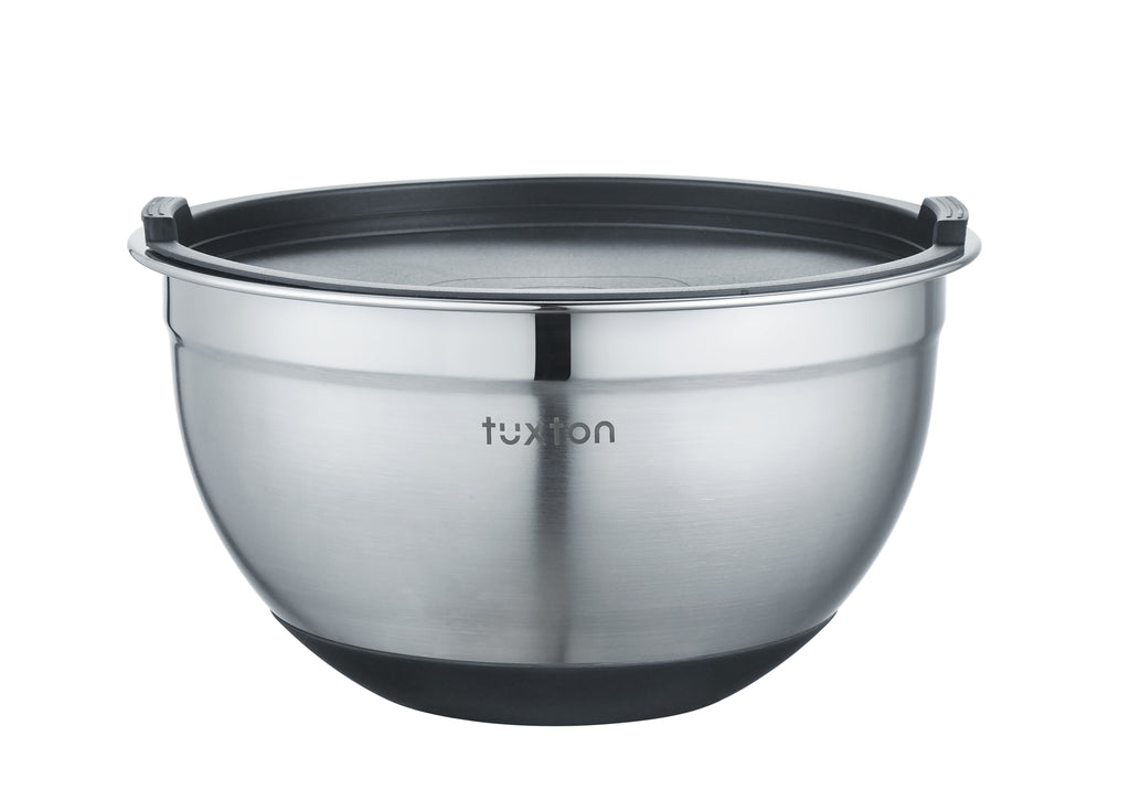 STAINLESS STEEL 2 LARGE LARGE MIXING BOWL SET