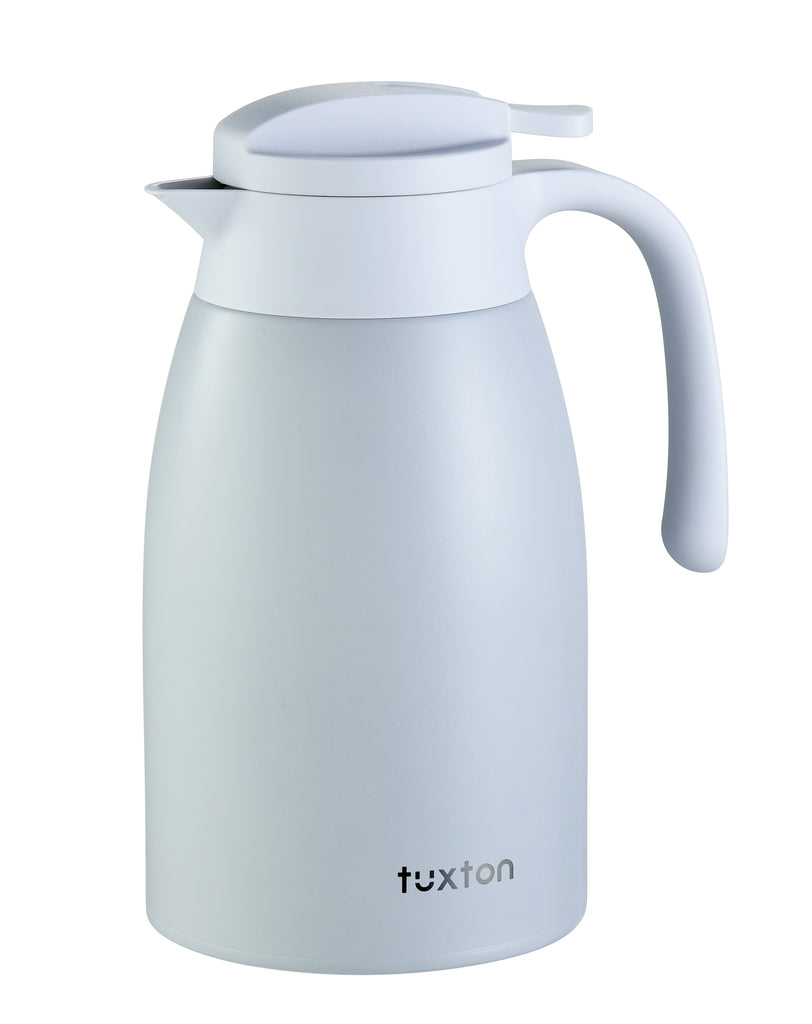 TuxCafe 67oz Leakproof Stainless Steel Vacuum-Insulated Coffee Pitcher